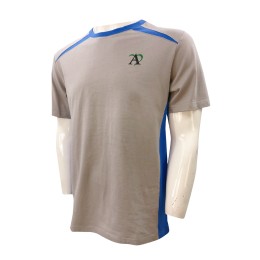 訂做純棉短袖男士T恤    設計印花純色T恤   撞色領   T恤設計公司  回收環保紗  T1062 訂做純棉短袖男士T恤    設計印花純色T恤   撞色領   T恤設計公司  回收環保紗  T1062